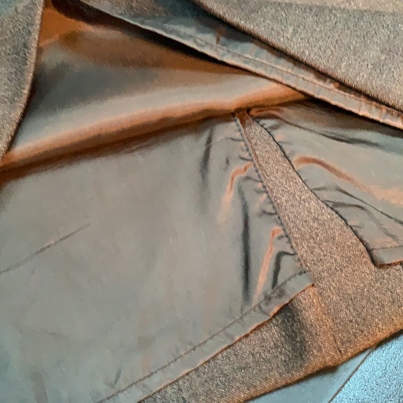 Beautiful rich brown straight line skirt-Made in Italy 88%wool- used 2/3 times - Picture 2 of 3